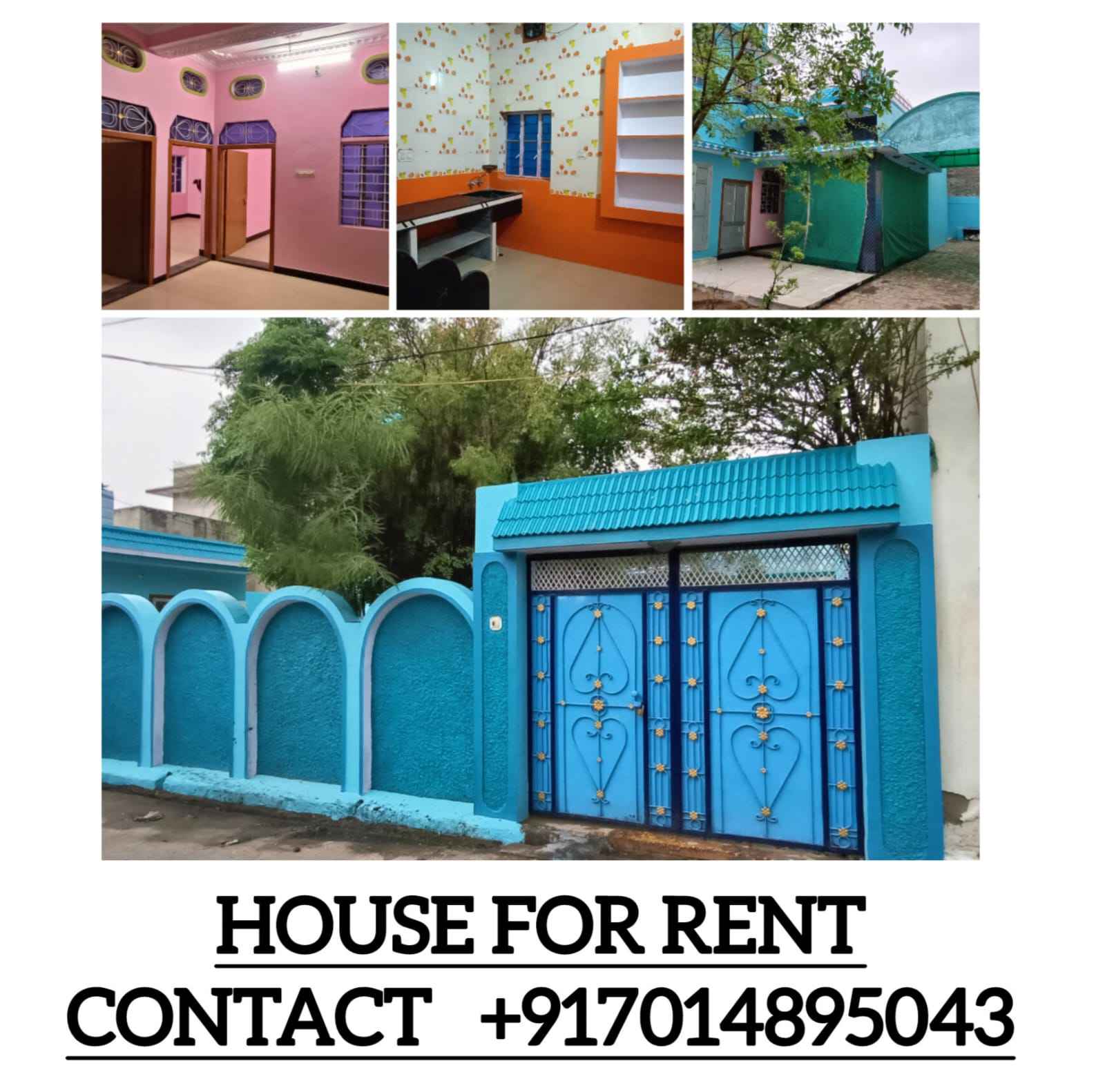 2 BHK House/Villa for rent to Family, Girl